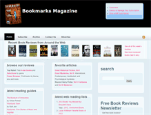 Tablet Screenshot of bookmarksmagazine.com